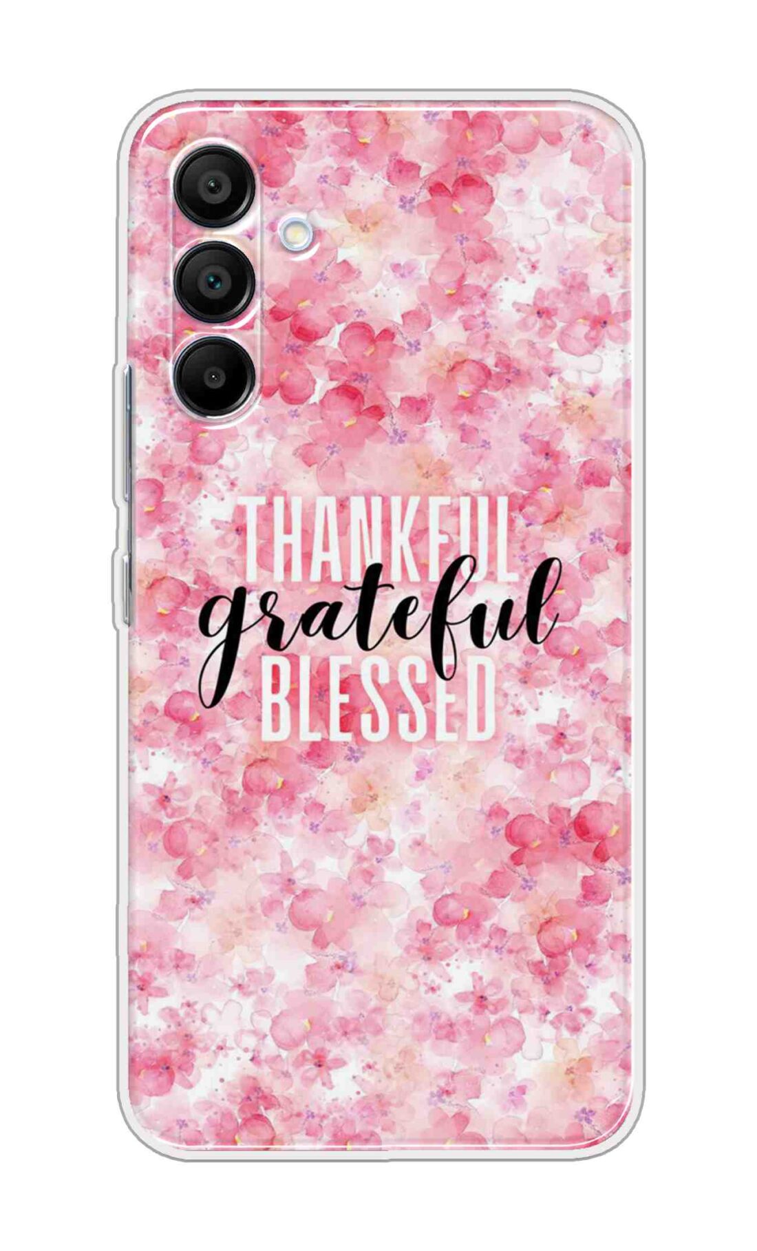 Printed TPU Back Cover For Samsung Galaxy M16 5G - Thankful Grateful Blessed D16225