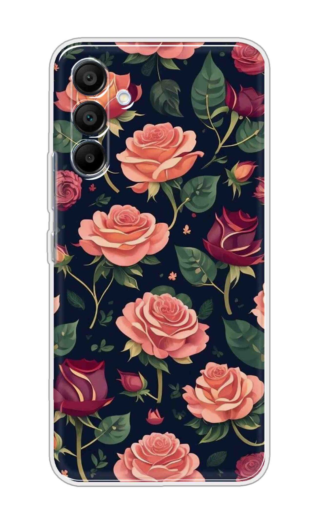 Printed TPU Back Cover For Samsung Galaxy A56 5G - Roses Confetti D16271