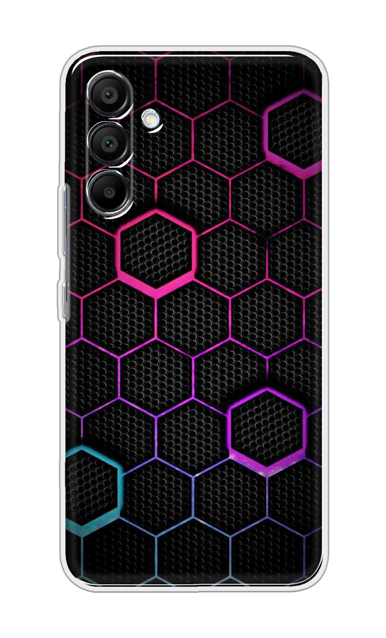 Printed TPU Back Cover For Samsung Galaxy A36 5G - 3D Dark Design D16451