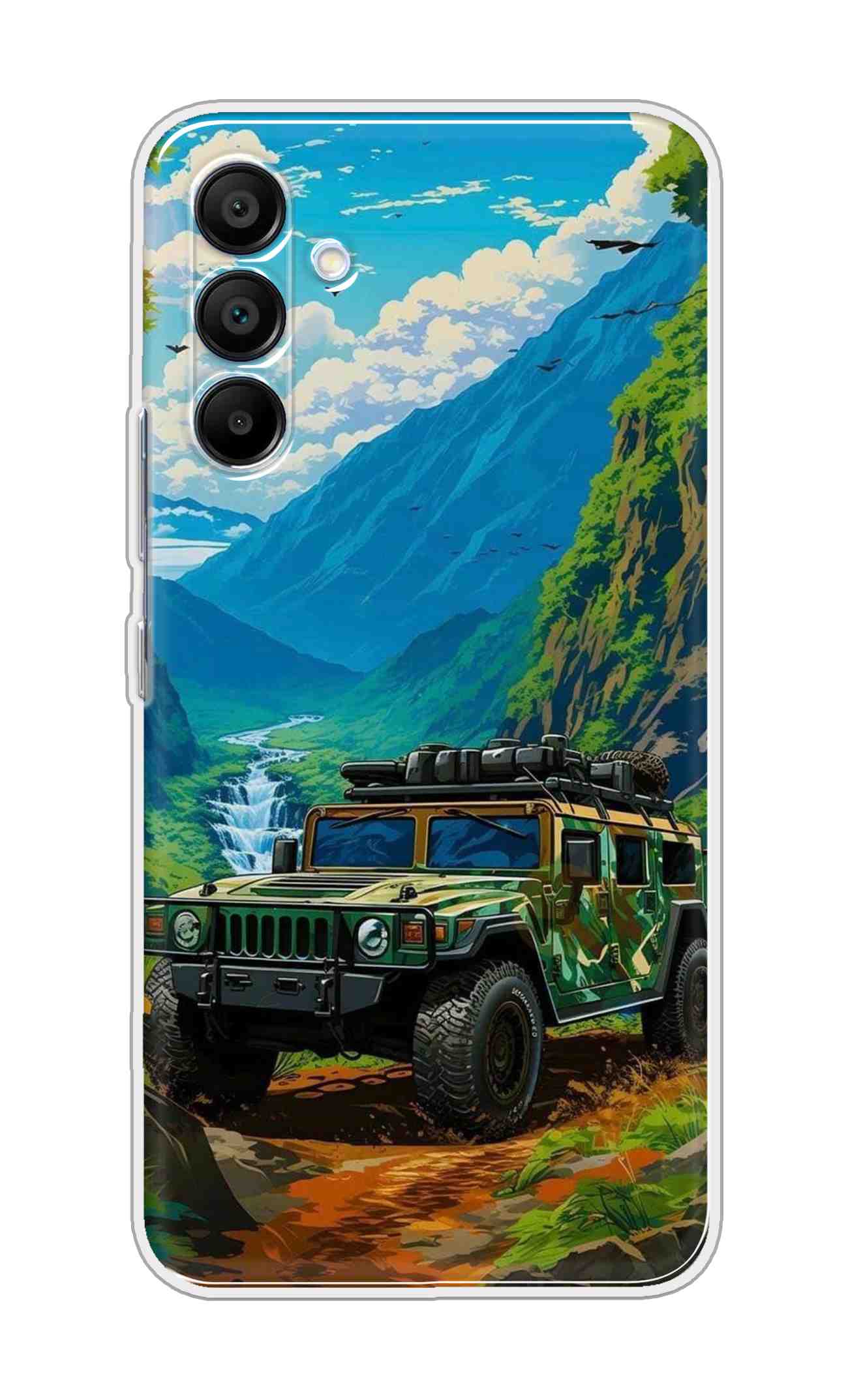 Printed TPU Back Cover For Samsung Galaxy A56 5G - Off Road SUV Design D16487