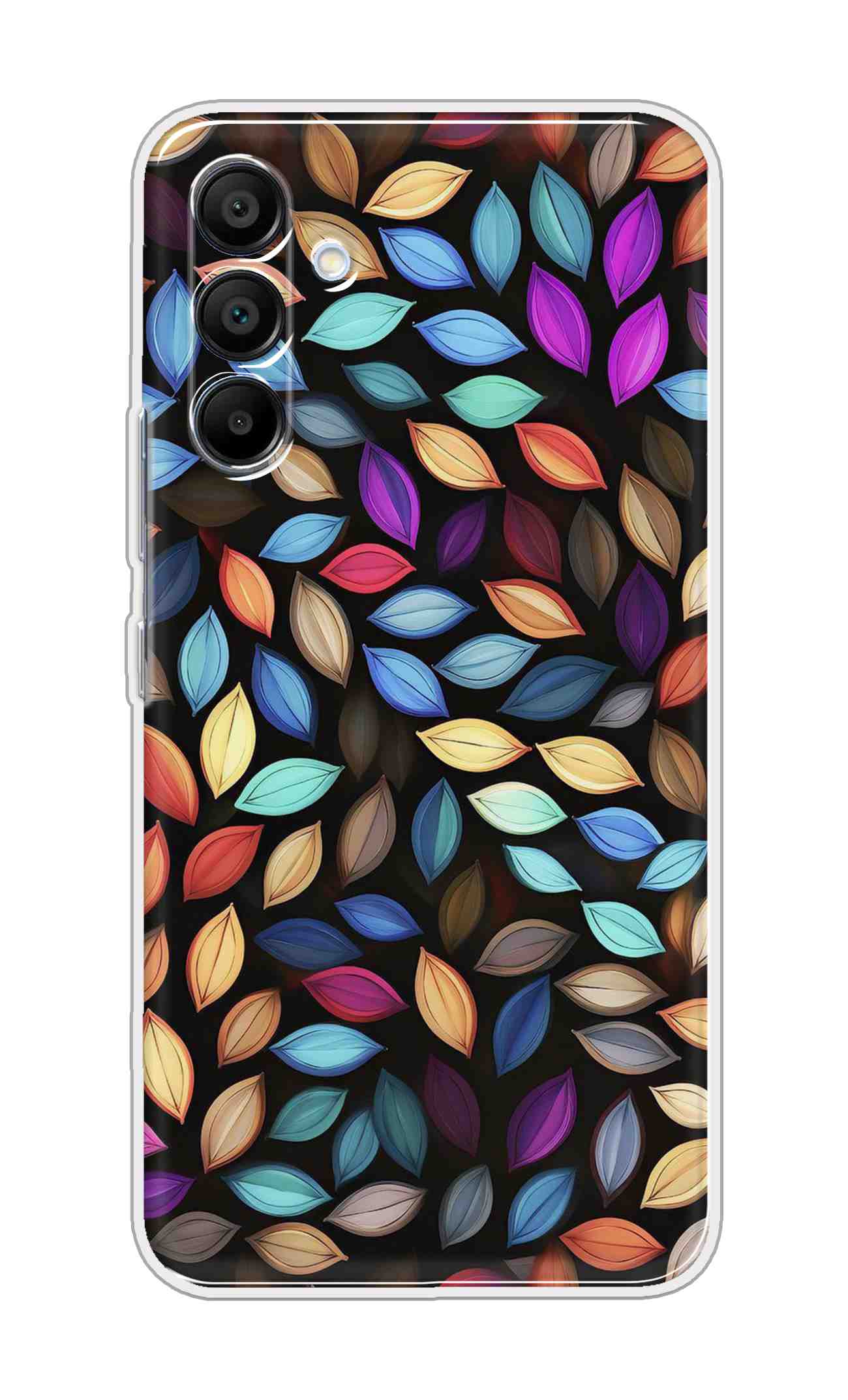 Printed TPU Back Cover For Samsung Galaxy M16 5G - Small Leafs D16490