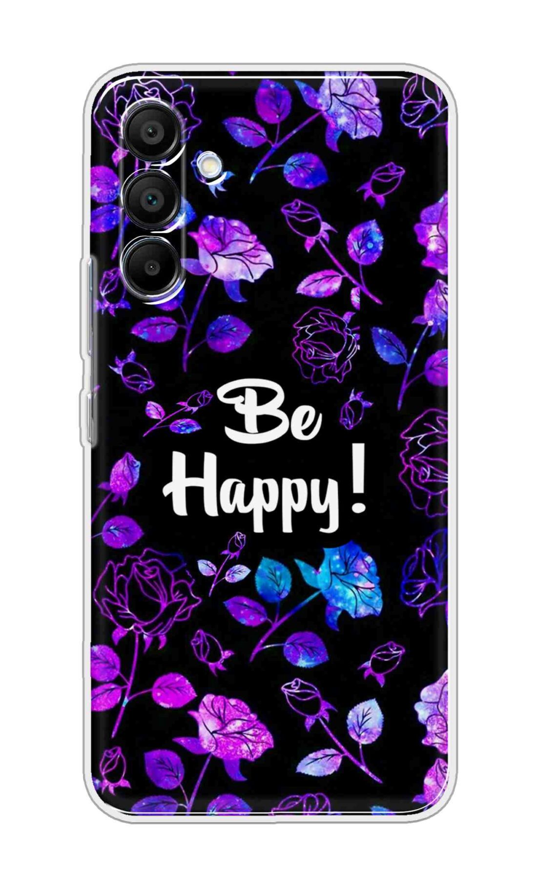 Printed TPU Back Cover For Samsung Galaxy A36 5G - Be Happy Design D16496