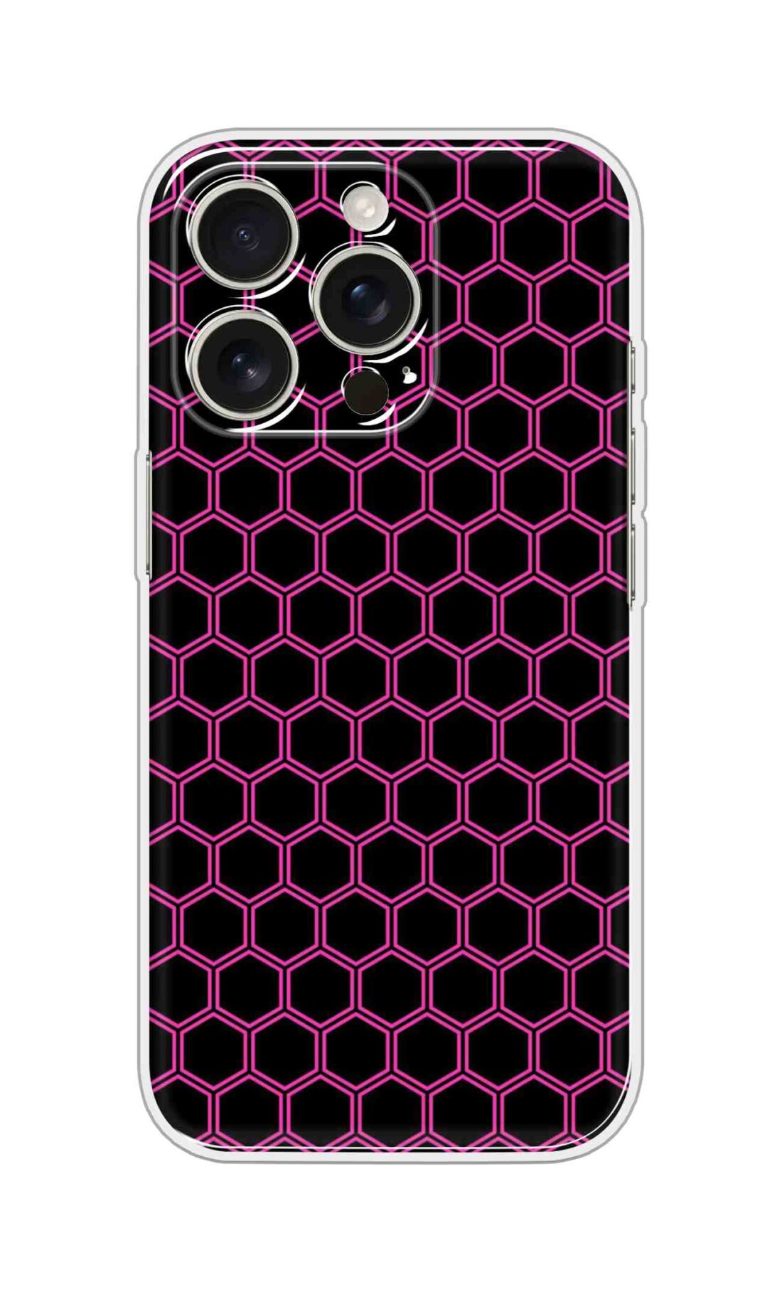 Printed Silicon Cover - Red Pattern Design D16624