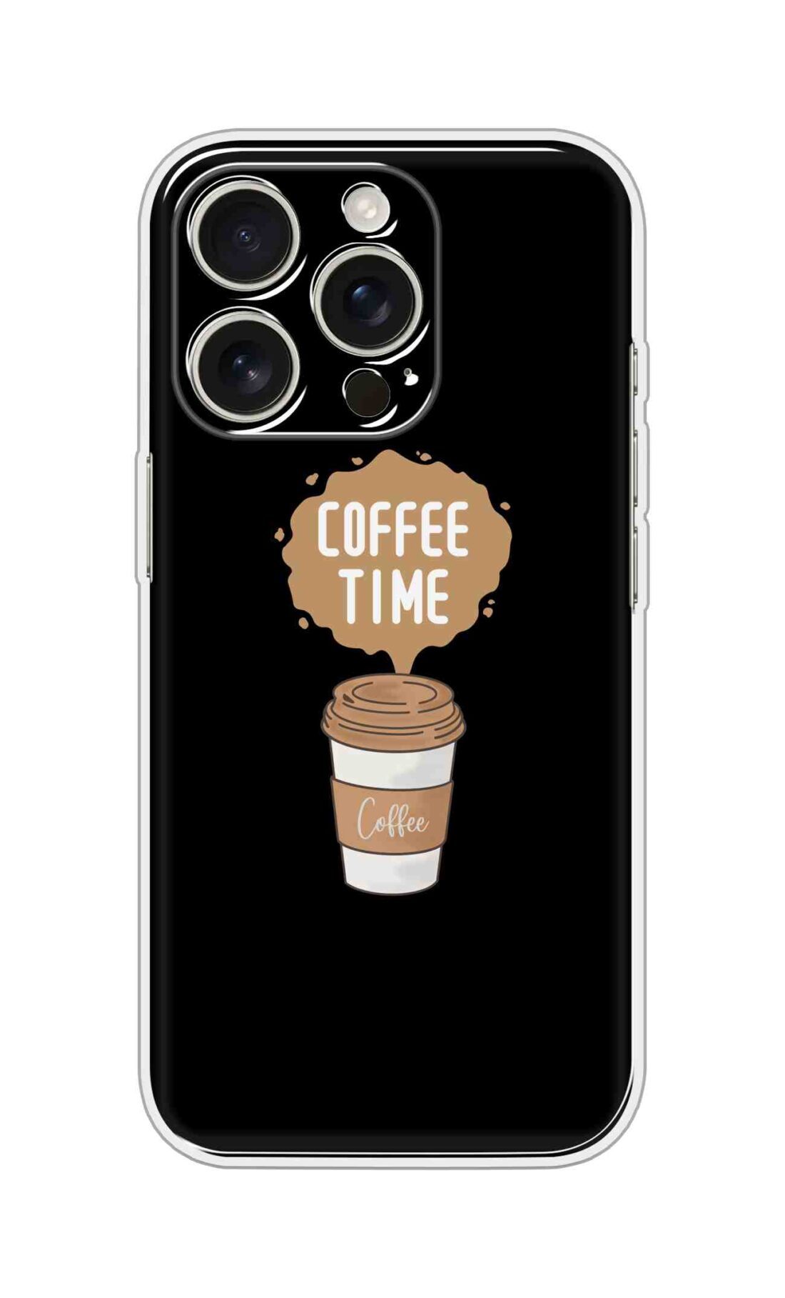 Printed Silicon Cover - Coffee Time D16647