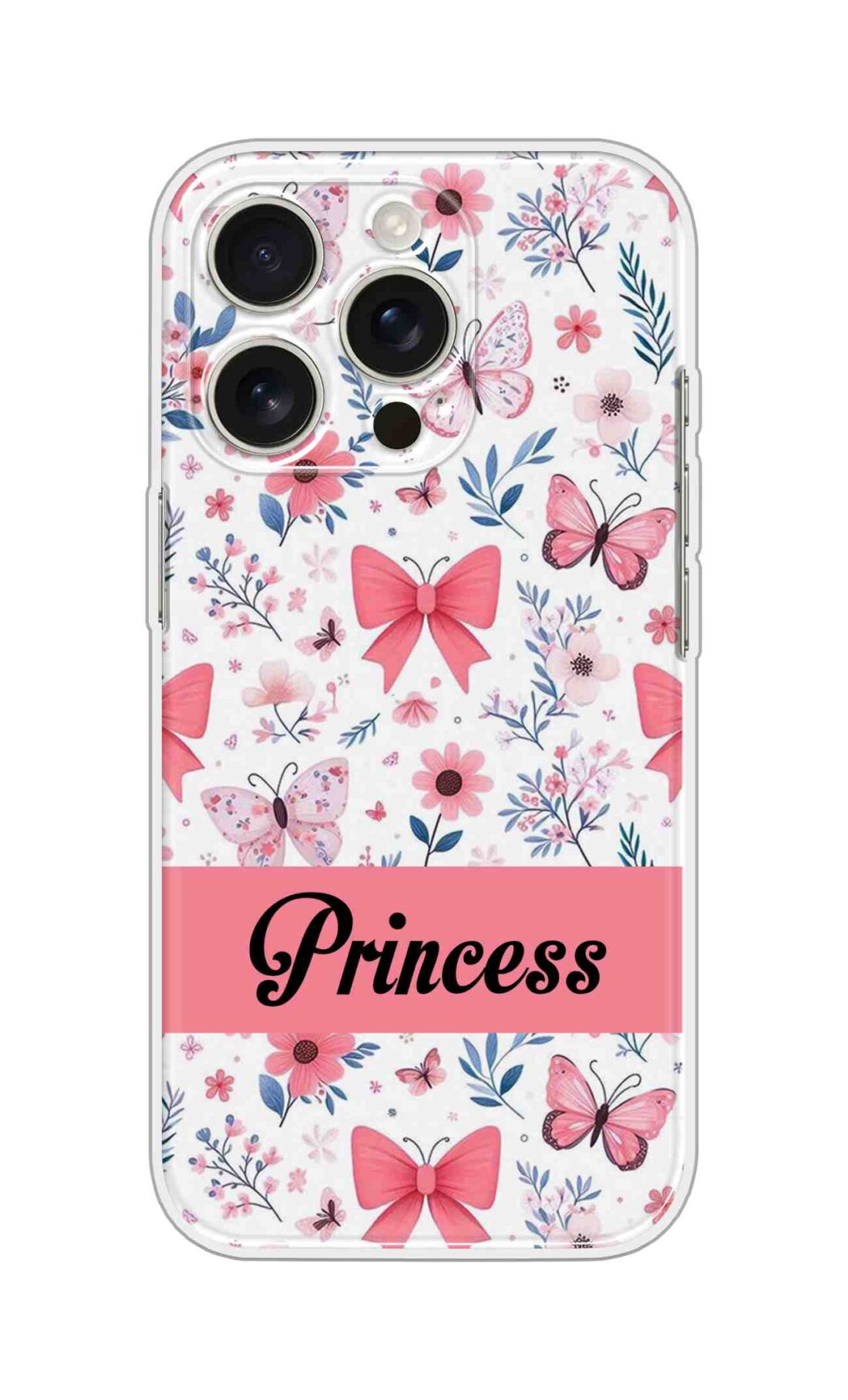 Printed Silicon Cover - Princess On Butterfly D16674