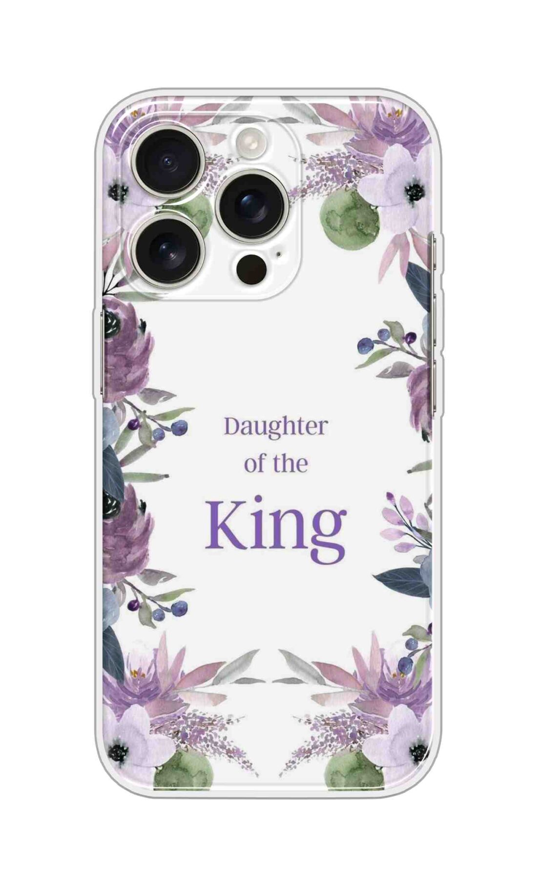 Printed Silicon Cover - Daughter Of The King D16715
