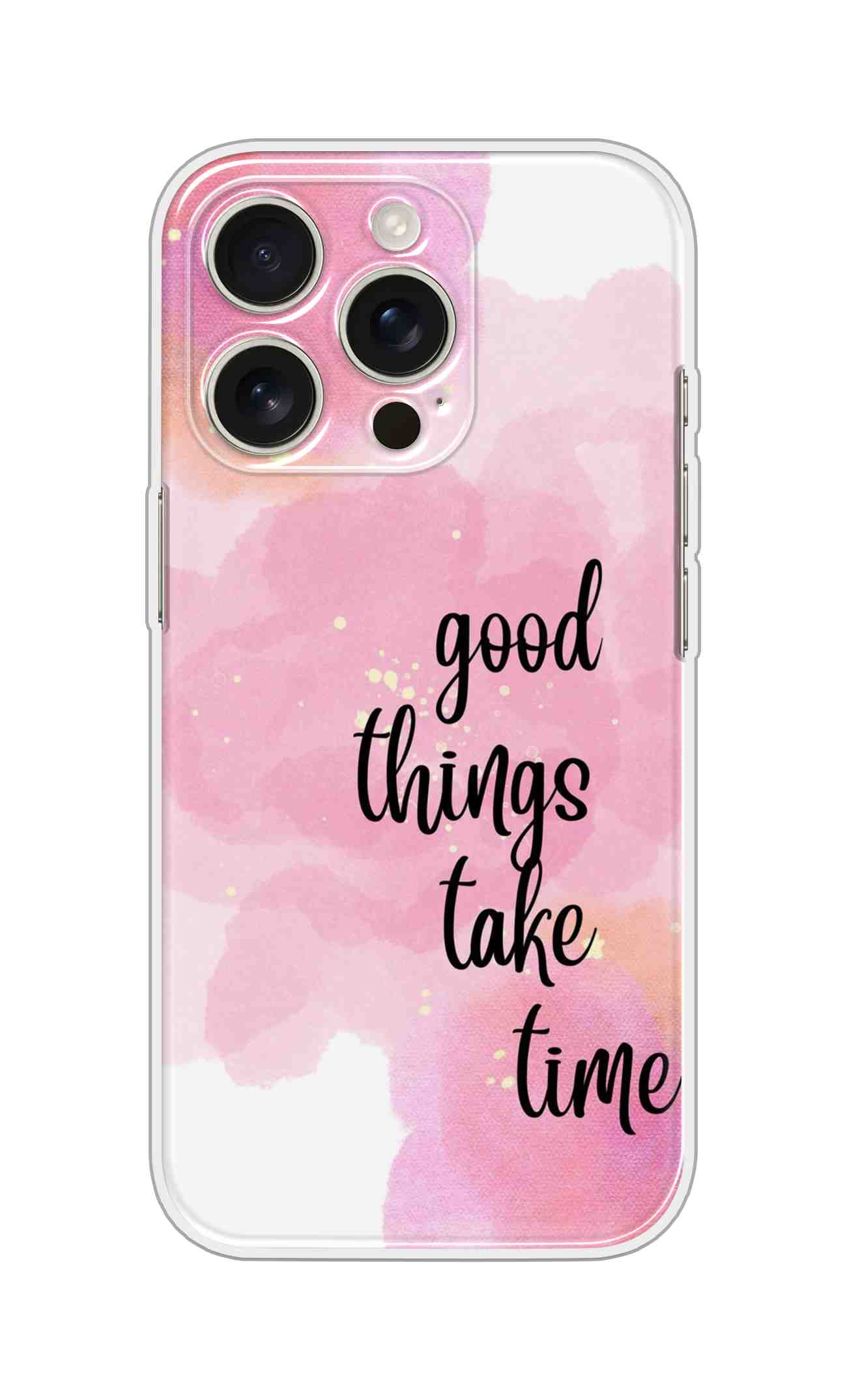 Good Things Take Time On Pattern Back Cover D16723